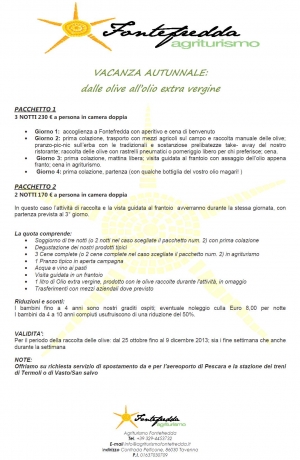 raccolta olive